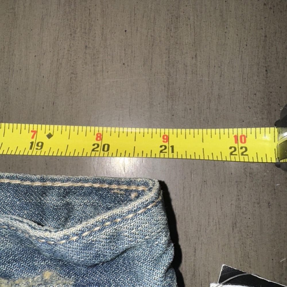 Marc Ecko Cut and Sew Boot Cut Jeans Mens Size 42x34 Blue Denim Mid Rise NWT - Picture 9 of 16